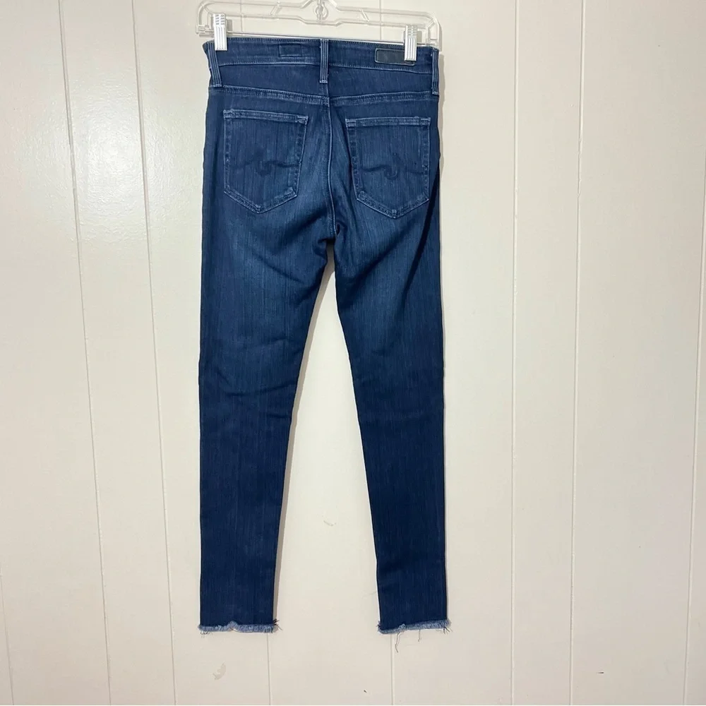 AG Adriano Goldschmied Farrah Skinny Jeans Dark Wash Stretch Denim Womens